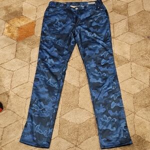 NWOT Men's FILA GOLF camouflage print bonded pants